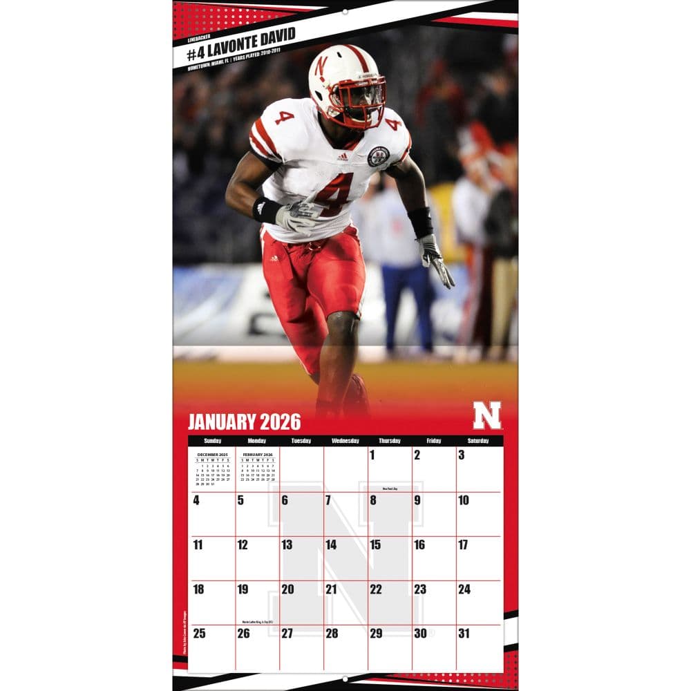 COL Nebraska Cornhuskers Wall Third Alternate Image