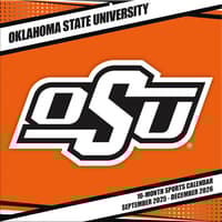 image NCAA Oklahoma State Cowboys 2026 Wall Calendar Main Product Image