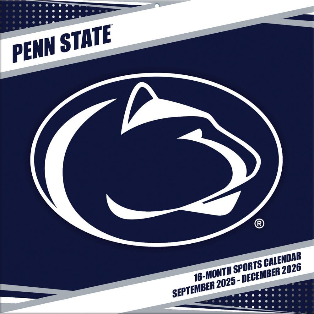 NCAA Penn State Nittany Lions 2026 Wall Calendar Main Product Image