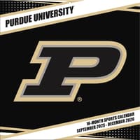 image NCAA Purdue Boilermakers 2026 Wall Calendar Main Product Image