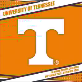 University of Tennessee Volunteers 2026 Wall Calendar