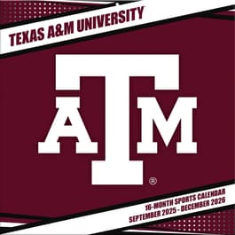 Texas A&M University Aggies 2026 Wall Calendar