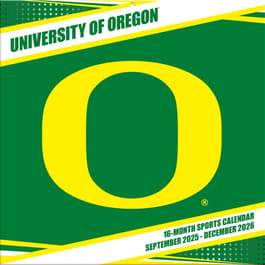 University of Oregon Duck 2026 Wall Calendar