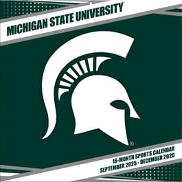 Michigan State University Spartans 2026 Wall Calendar