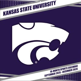 Kansas State University Wildcats 2026 Wall Calendar