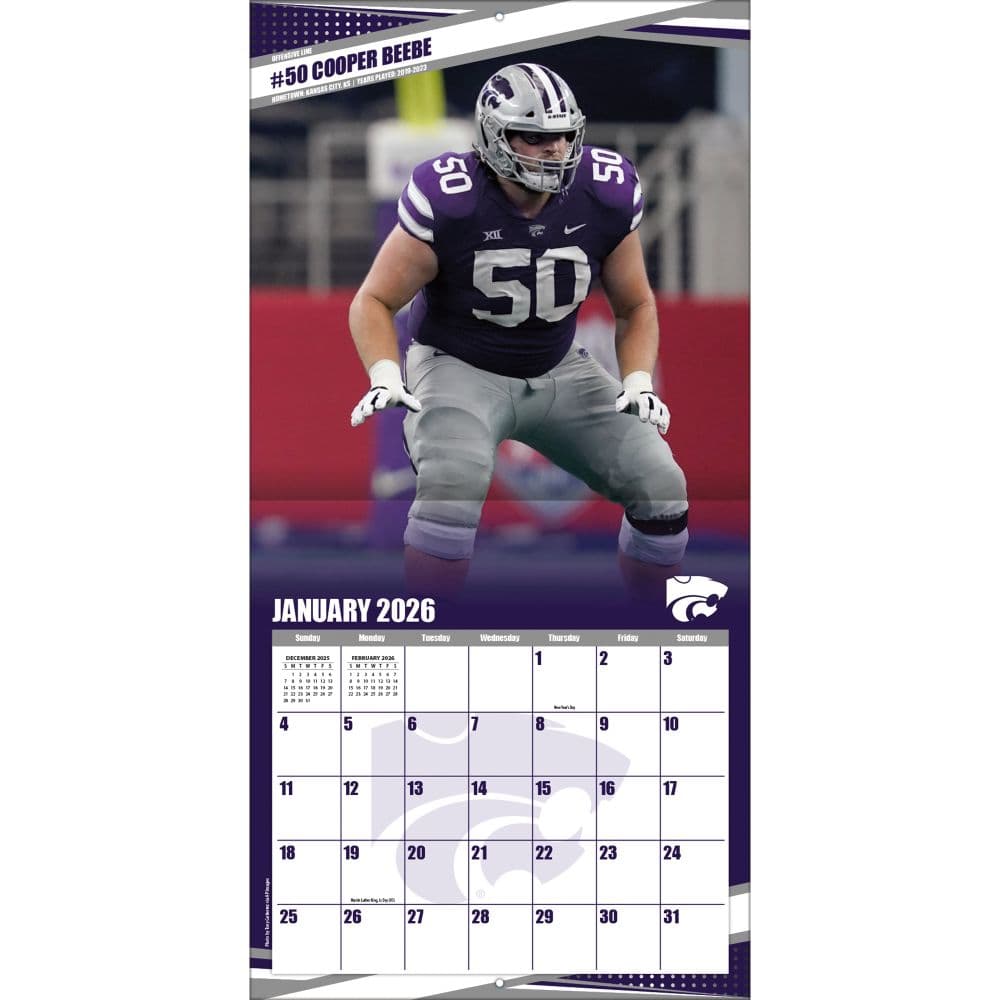 COL Kansas State Wildcats Wall Third Alternate Image