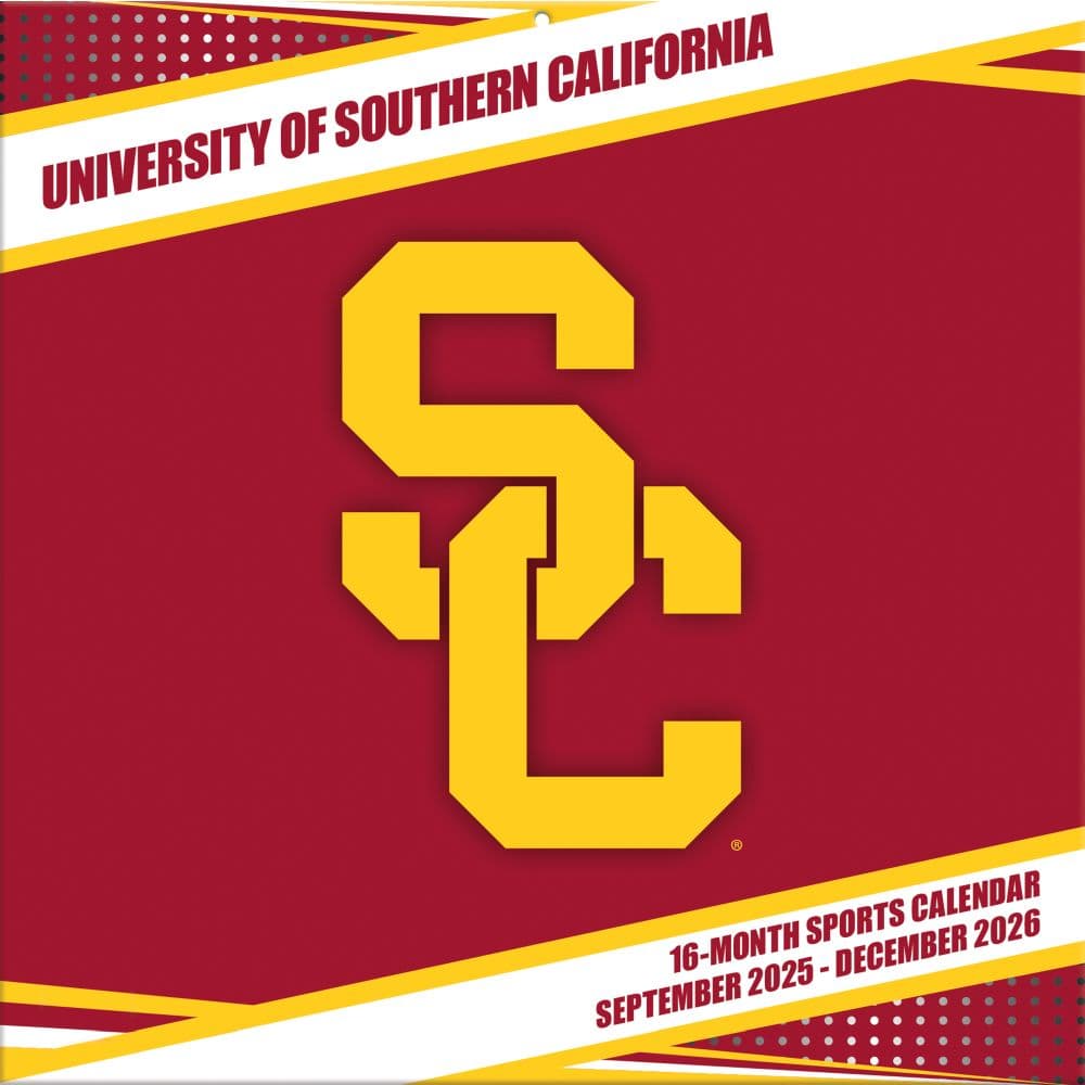 NCAA USC Trojans 2026 Wall Calendar Main Product Image