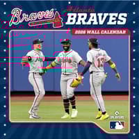 image MLB Atlanta Braves 2026 Wall Calendar Main Product Image