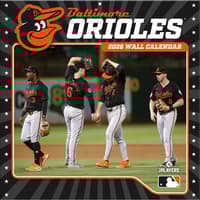 image MLB Baltimore Orioles 2026 Wall Calendar Main Product Image