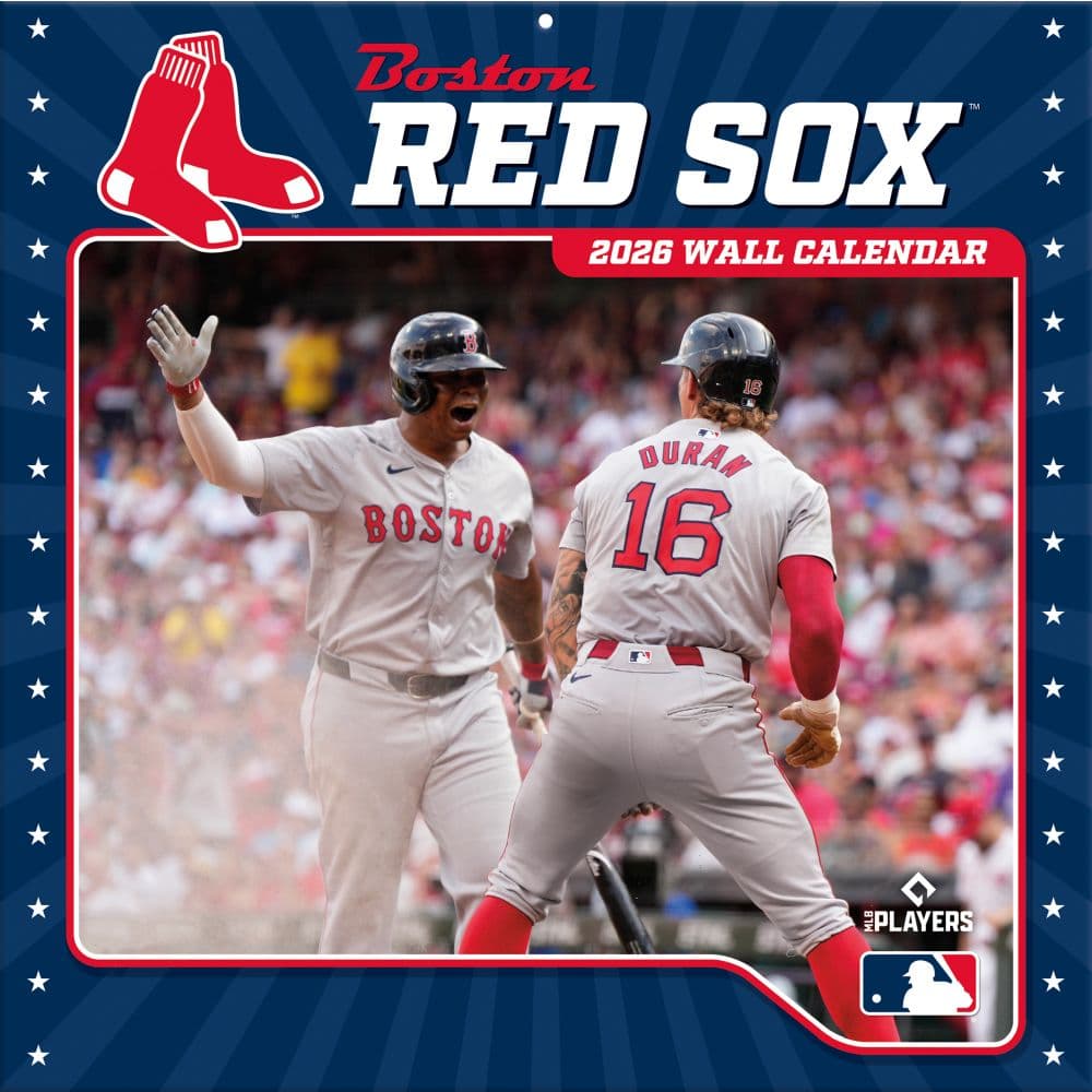 MLB Boston Red Sox 2026 Wall Calendar Main Product Image