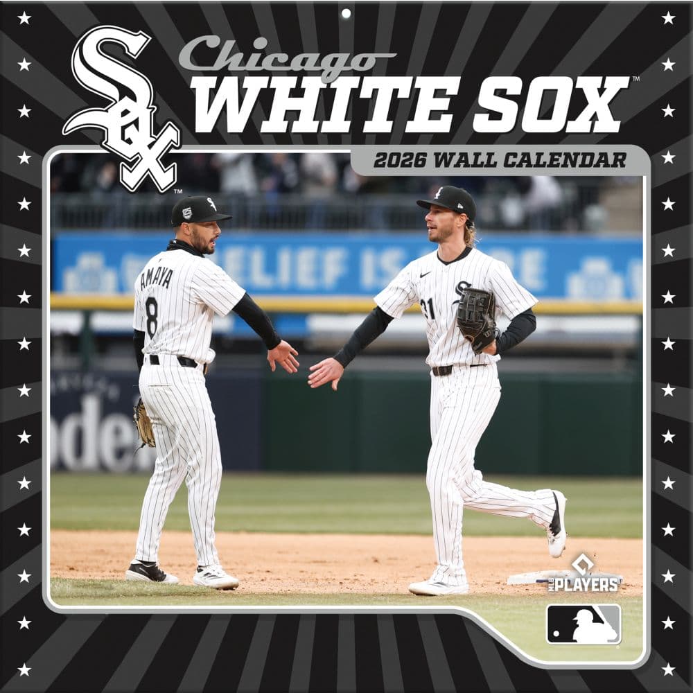 MLB Chicago White Sox 2026 Wall Calendar Main Product Image