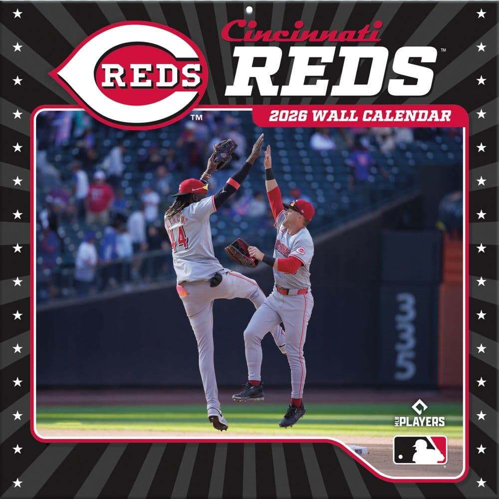 MLB Cincinnati Reds 2026 Wall Calendar Main Product Image