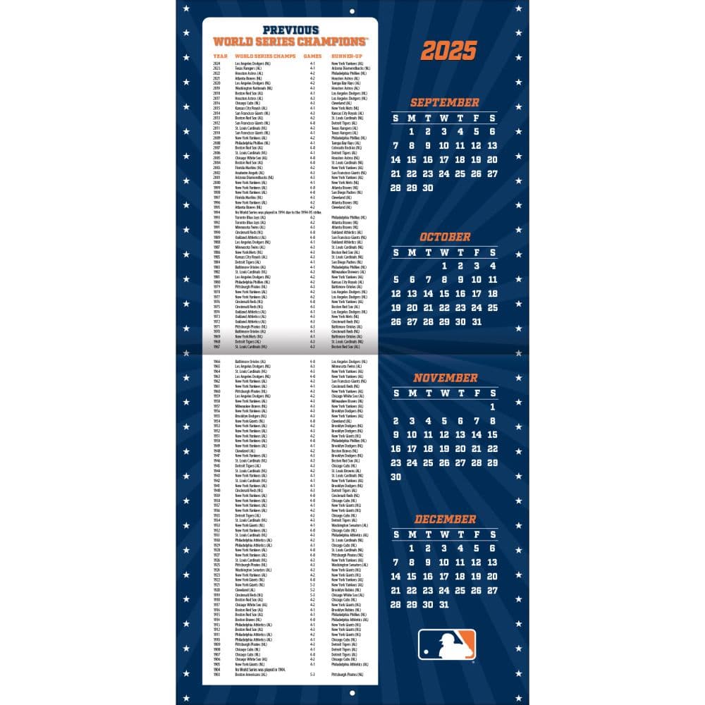 MLB Detroit Tigers 2026 Wall Calendar Second Alternate Image