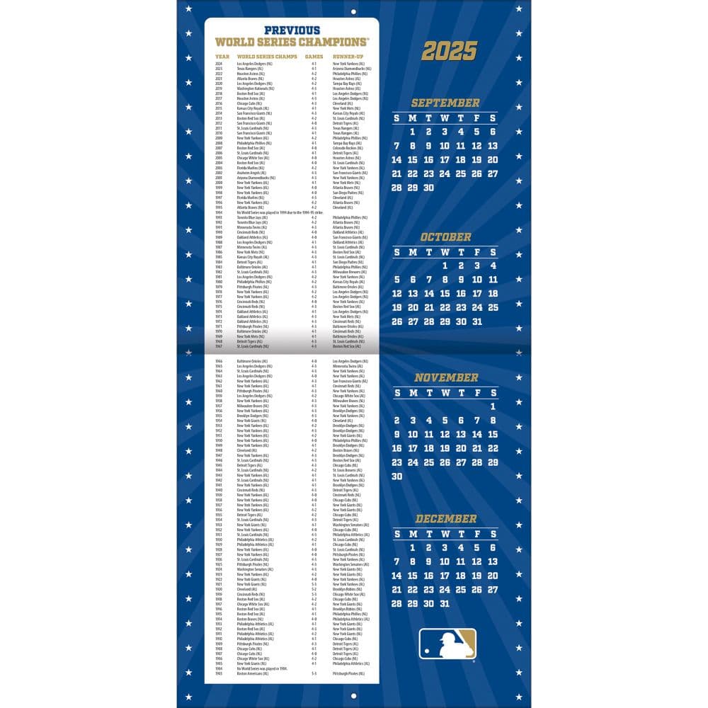 MLB Kansas City Royals 2026 Wall Calendar Second Alternate Image