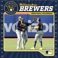 image MLB Milwaukee Brewers 2026 Wall Calendar Main Product Image