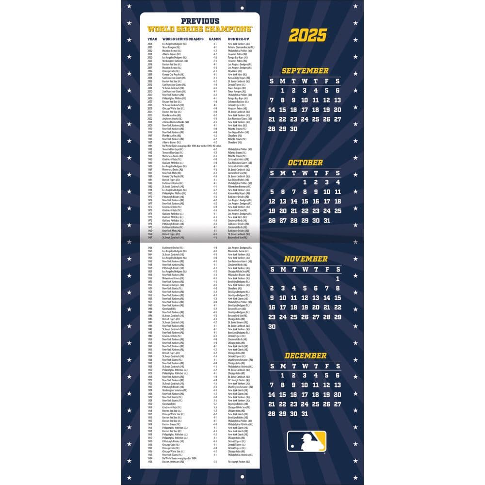 MLB Milwaukee Brewers 2026 Wall Calendar Second Alternate Image