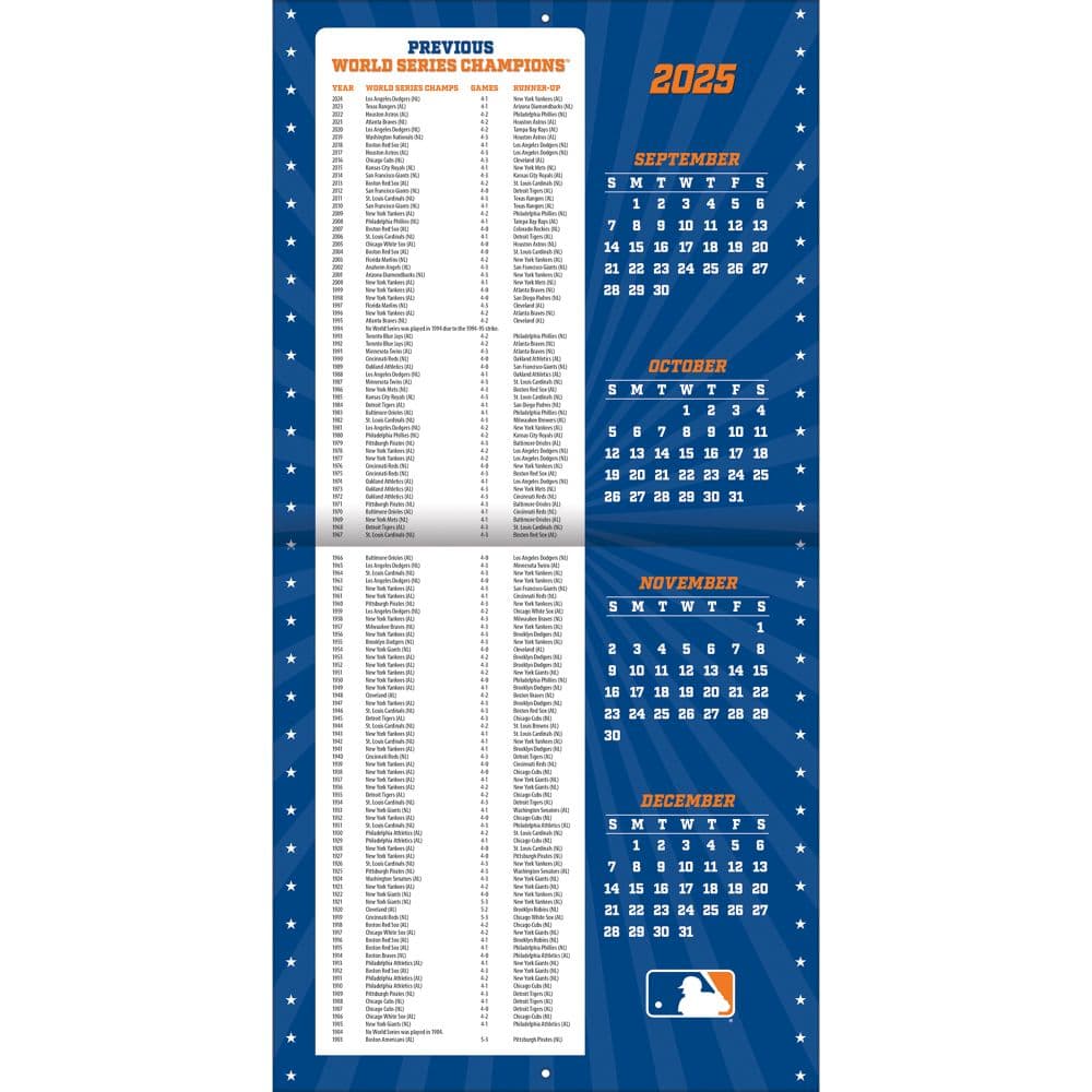 MLB New York Mets 2026 Wall Calendar Second Alternate Image