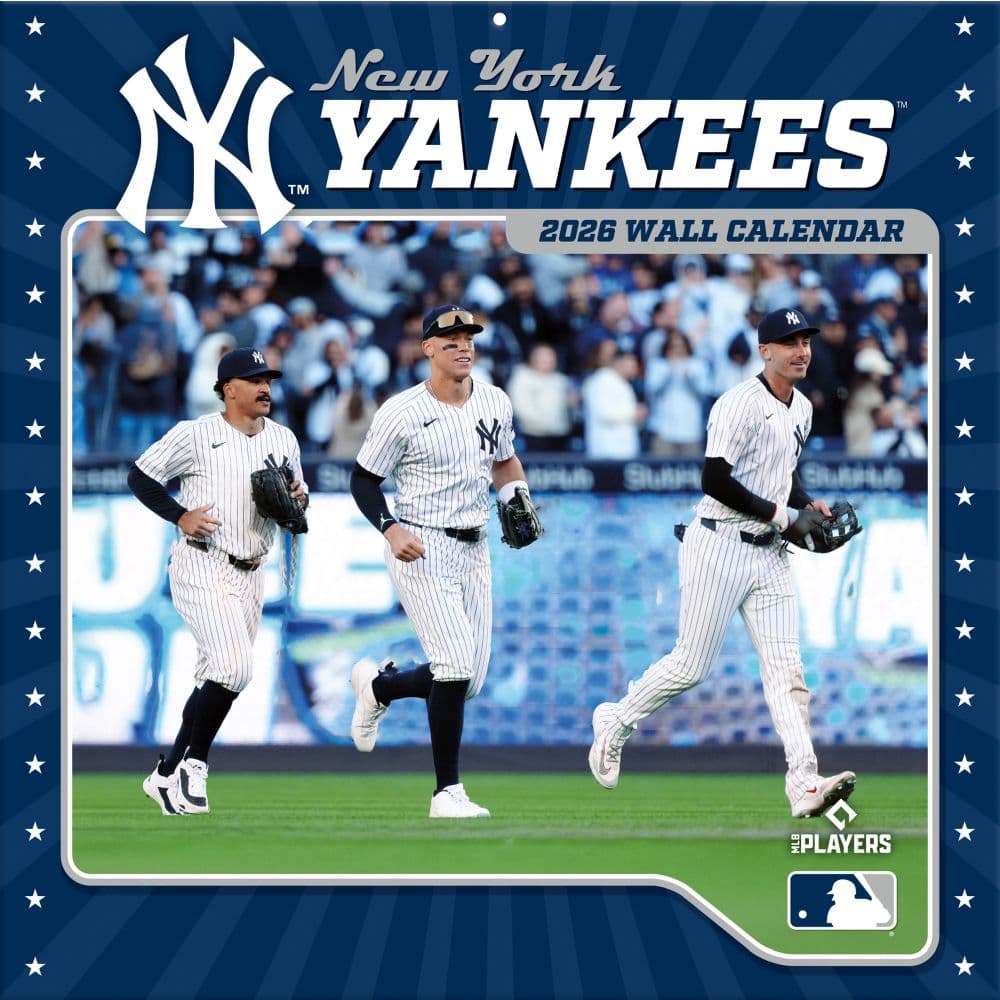 MLB New York Yankees 2026 Wall Calendar Main Product Image