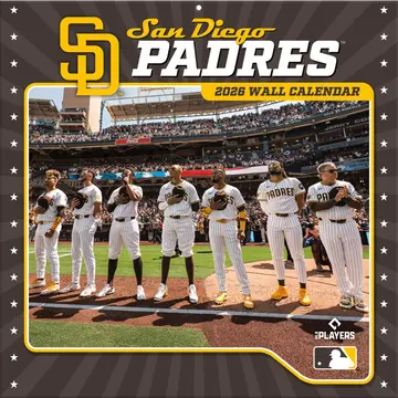 MLB San Diego Padres 2026 Wall Calendar