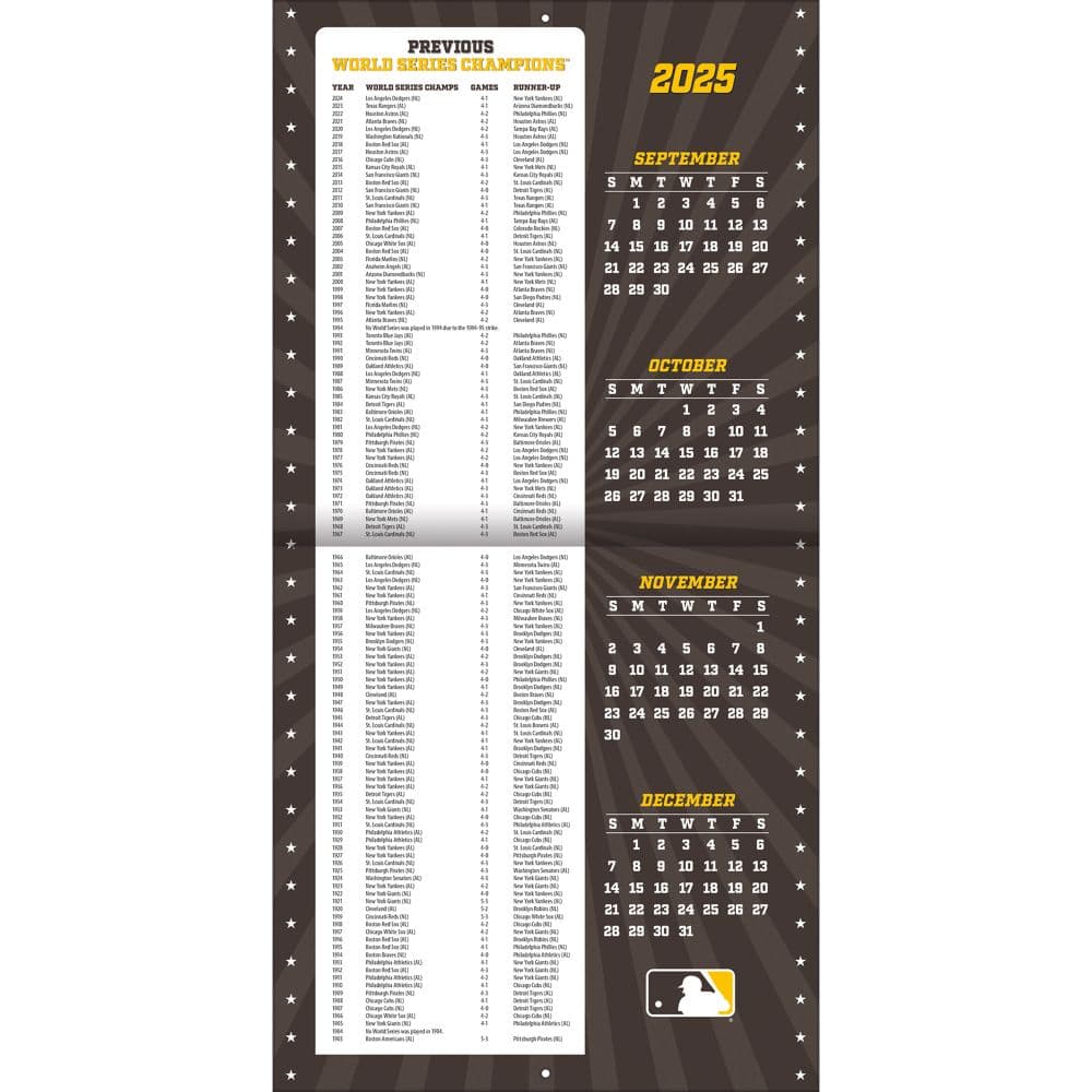 MLB San Diego Padres 2026 Wall Calendar Second Alternate Image
