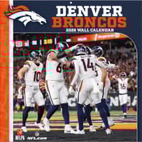 image NFL Denver Broncos 2026 Wall Calendar Main Product Image