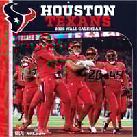 image NFL Houston Texans 2026 Wall Calendar Main Product Image