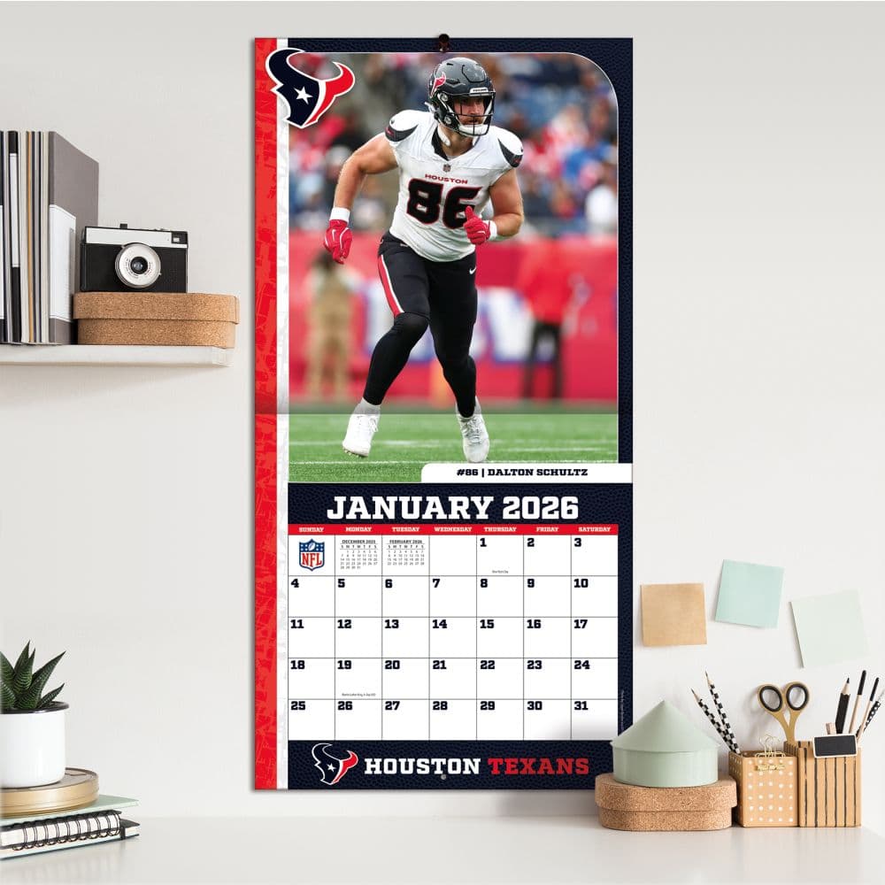 NFL Houston Texans 2026 Wall Calendar Fifth Alternate Image