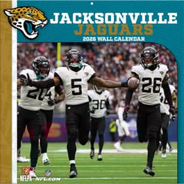Jacksonville Jaguars 2026 Wall Calendar