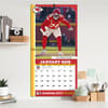 image NFL Kansas City Chiefs 2026 Wall Calendar Fifth Alternate Image