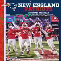 image NFL New England Patriots 2026 Wall Calendar Main Product Image