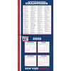 image NFL New York Giants 2026 Wall Calendar Second Alternate Image