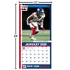 image NFL New York Giants 2026 Wall Calendar Fourth Alternate Image