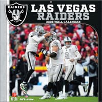 image NFL Las Vegas Raiders 2026 Wall Calendar Main Product Image