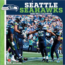 Seattle Seahawks 2026 Wall Calendar