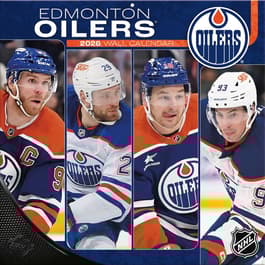Edmonton Oilers 2026 Wall Calendar