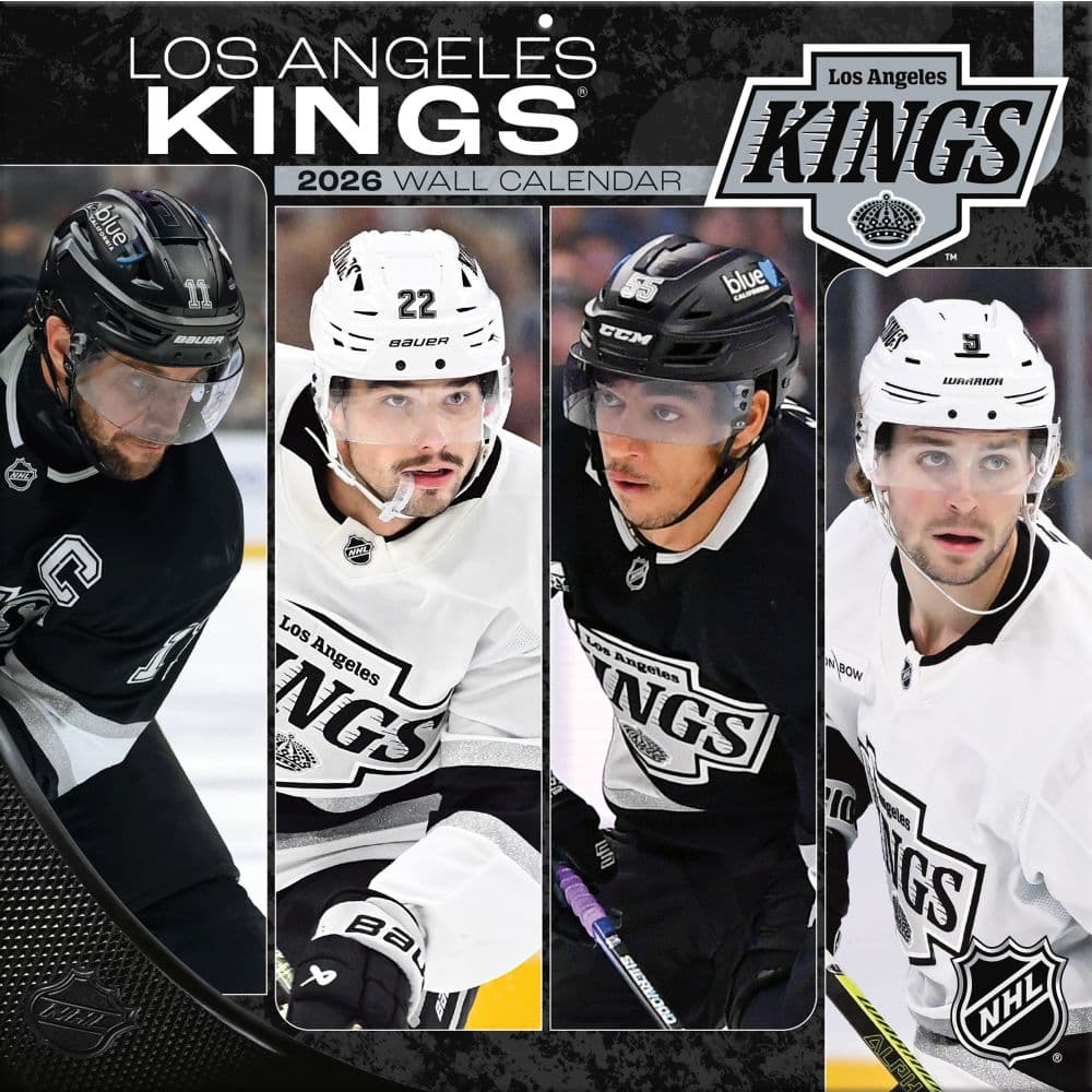 NHL Los Angeles Kings 2026 Wall Calendar Main Product Image