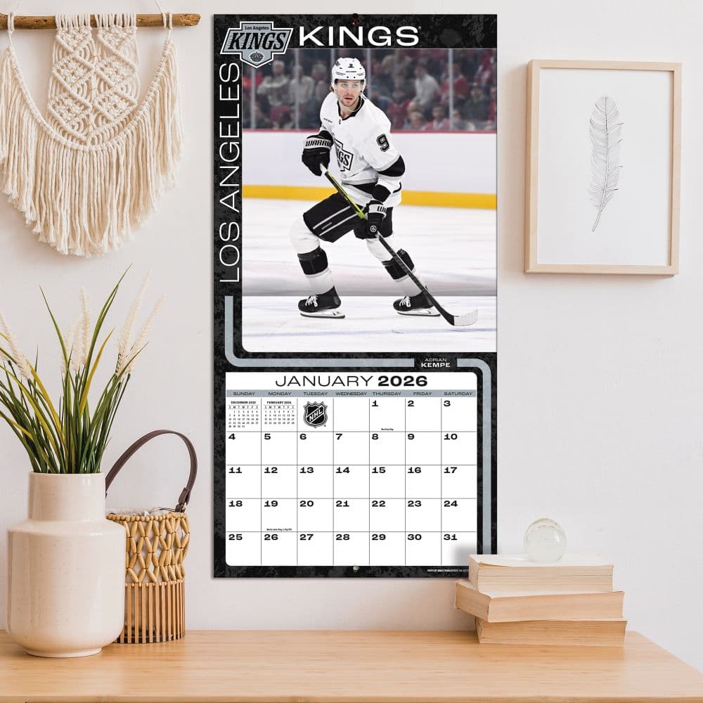 NHL Los Angeles Kings 2026 Wall Calendar Fifth Alternate Image