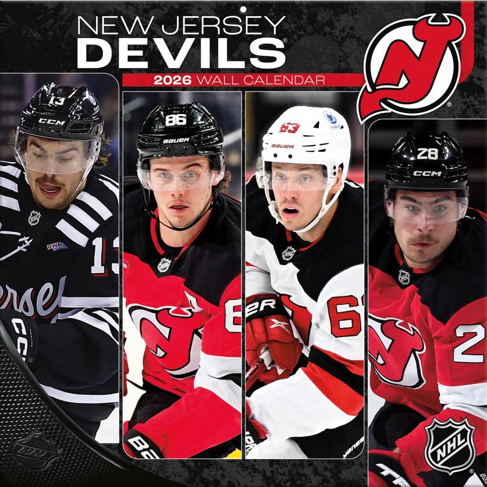 NHL New Jersey Devils 2026 Wall Calendar Main Product Image