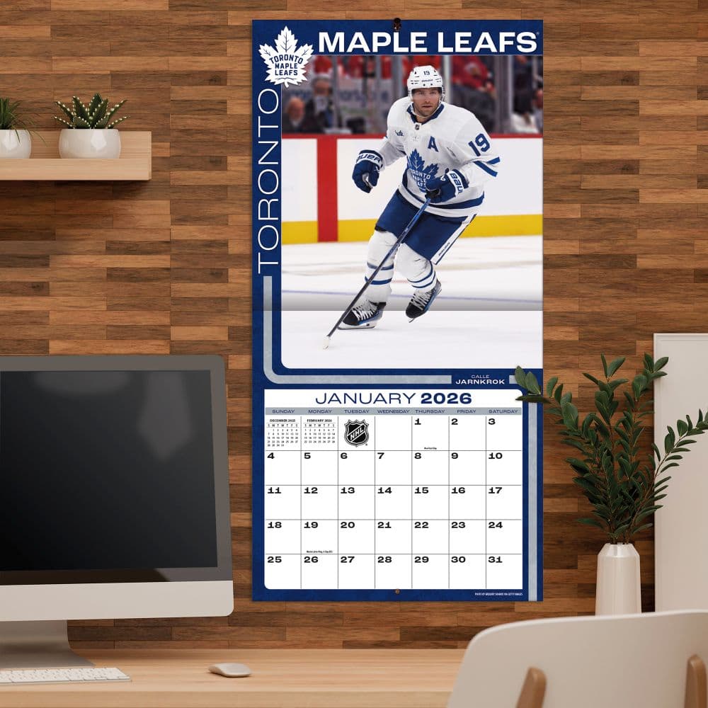 NHL Toronto Maple Leafs 2026 Wall Calendar Fifth Alternate Image