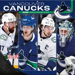 Vancouver Canucks 2026 Wall Calendar
