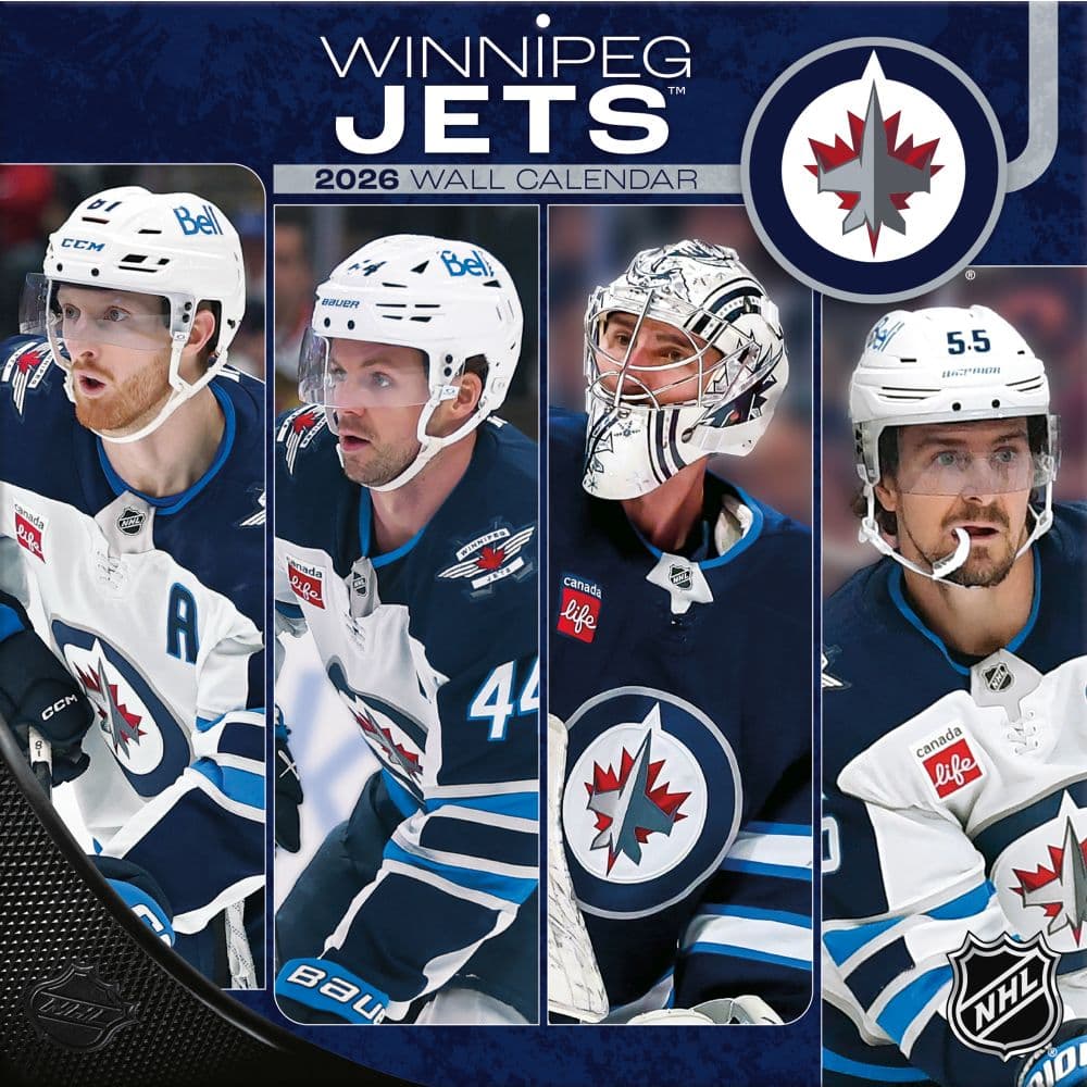 NHL Winnipeg Jets 2026 Wall Calendar Main Product Image