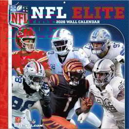 NFL Elite 2026 Wall Calendar