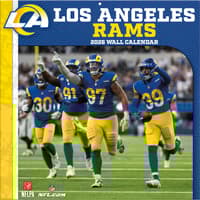 image NFL Los Angeles Rams 2026 Wall Calendar Main Product Image