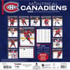 image NHL Montreal Canadiens Bilingual 2026 Wall Calendar Third Alternate Image