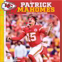 image NFL Patrick Mahomes 2026 Wall Calendar Main Product Image