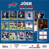 image NFL Buffalo Bills Josh Allen 2026 Wall Calendar First Alternate Image