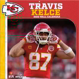 image NFL Travis Kelce 2026 Wall Calendar Main Product Image