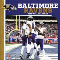 image NFL Baltimore Ravens 2026 Mini Wall Calendar Main Product Image