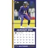 image NFL Baltimore Ravens 2026 Mini Wall Calendar Second Alternate Image