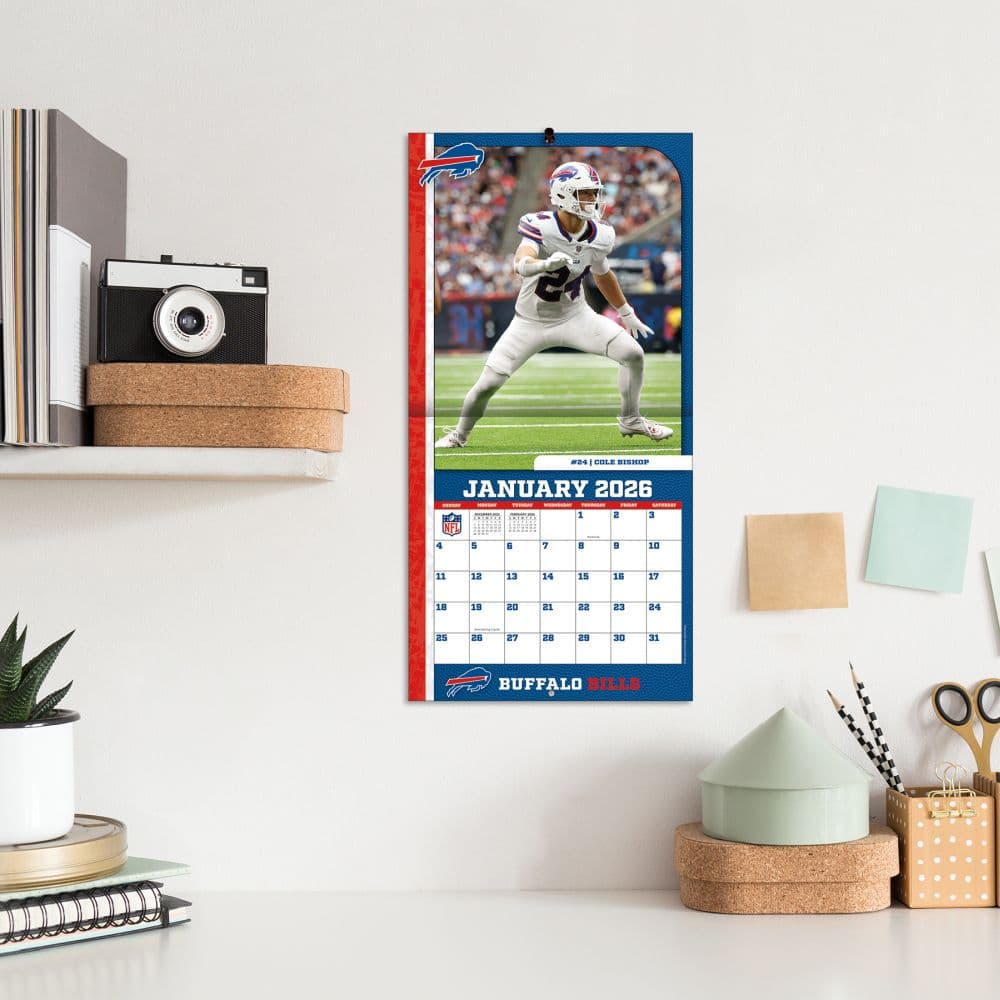 NFL Buffalo Bills 2026 Mini Wall Calendar Fifth Alternate Image
